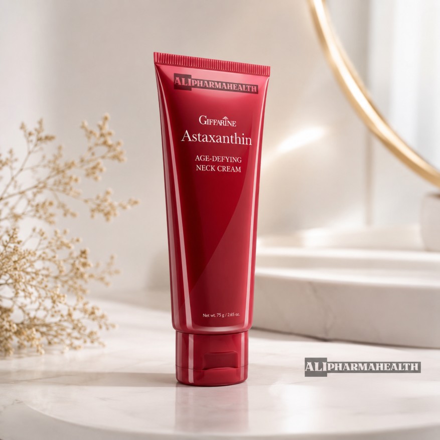 Astaxanthin Age-Defying Neck Cream – Firming & Moisturizing Care Discover Astaxanthin Age-Defying Neck Cream for moisturizing and nourishing neck care. Helps improve the appearance of fine lines and supports smoother, firmer-looking skin.